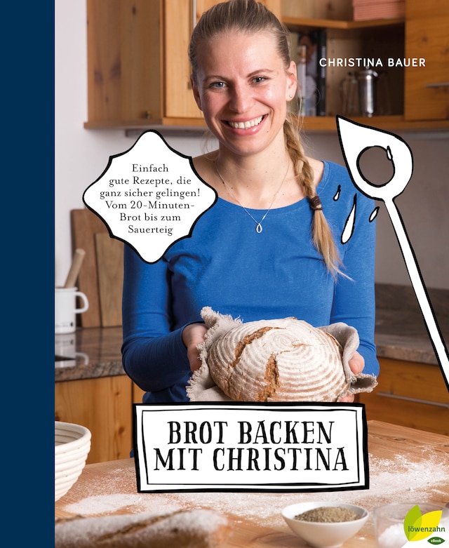 Kirjankansi teokselle Brot backen mit Christina