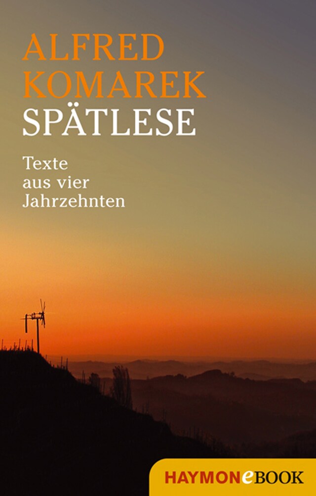 Copertina del libro per Spätlese