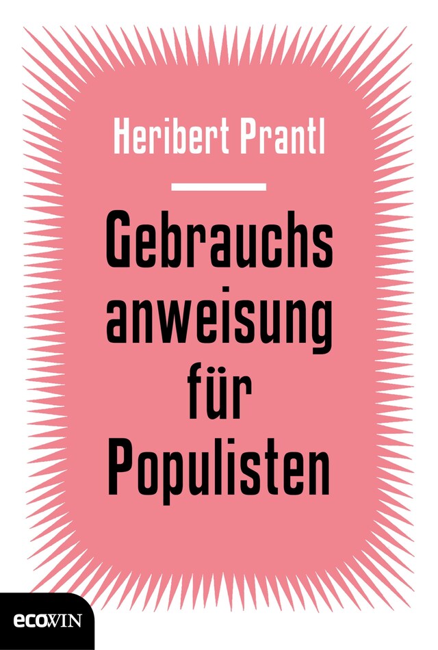 Book cover for Gebrauchsanweisung für Populisten