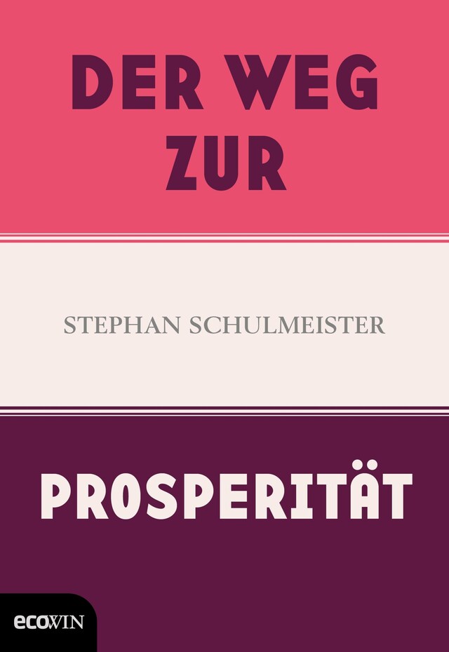 Portada de libro para Der Weg zur Prosperität