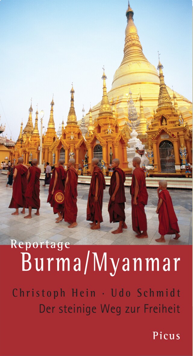 Buchcover für Reportage Burma/Myanmar