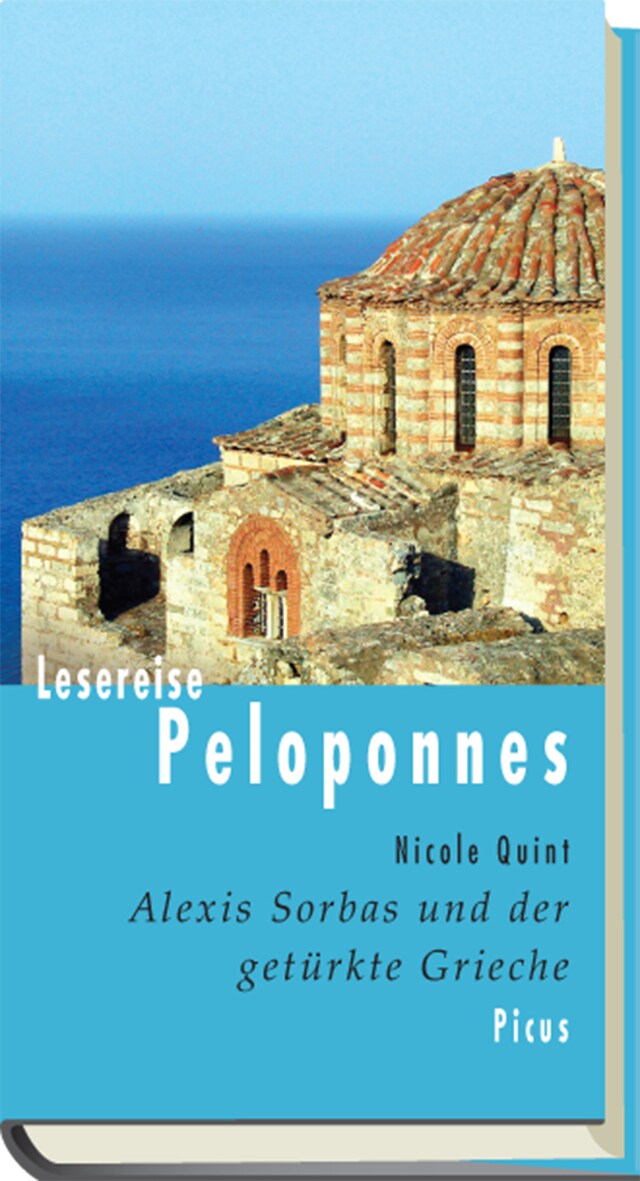 Buchcover für Lesereise Peloponnes