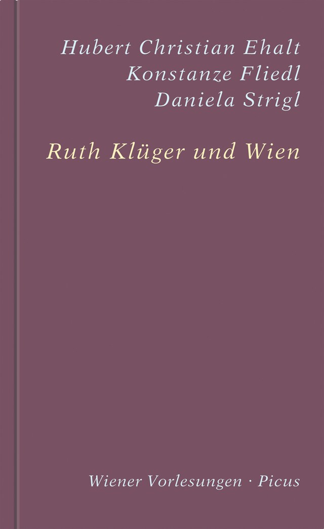 Book cover for Ruth Klüger und Wien