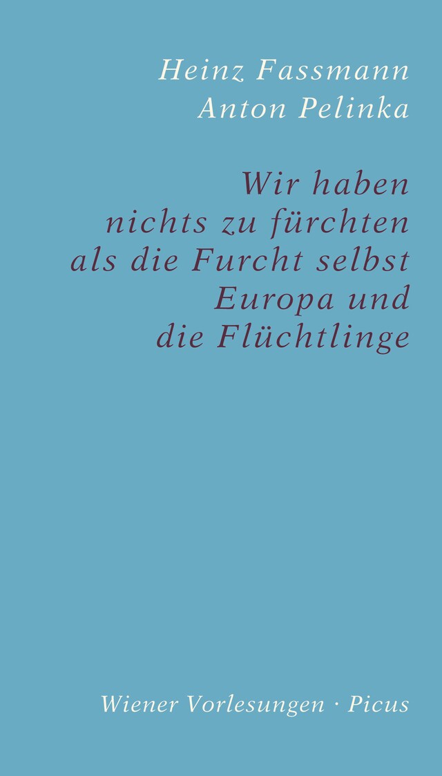 Book cover for Wir haben nichts zu fürchten als die Furcht selbst