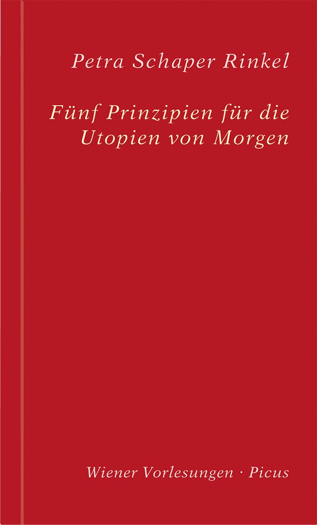 Buchcover für Fünf Prinzipien für die Utopien von Morgen