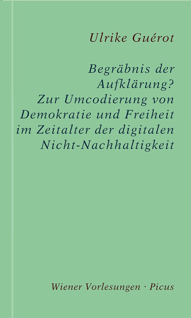 Buchcover für Begräbnis der Aufklärung?