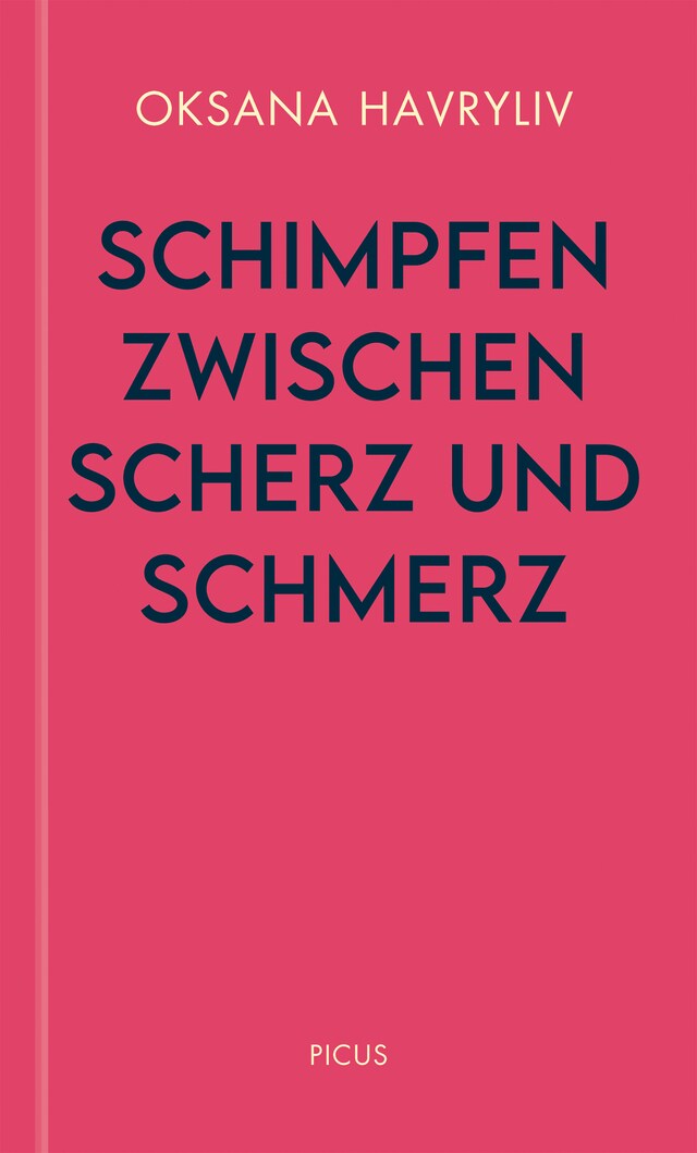 Kirjankansi teokselle Schimpfen zwischen Scherz und Schmerz