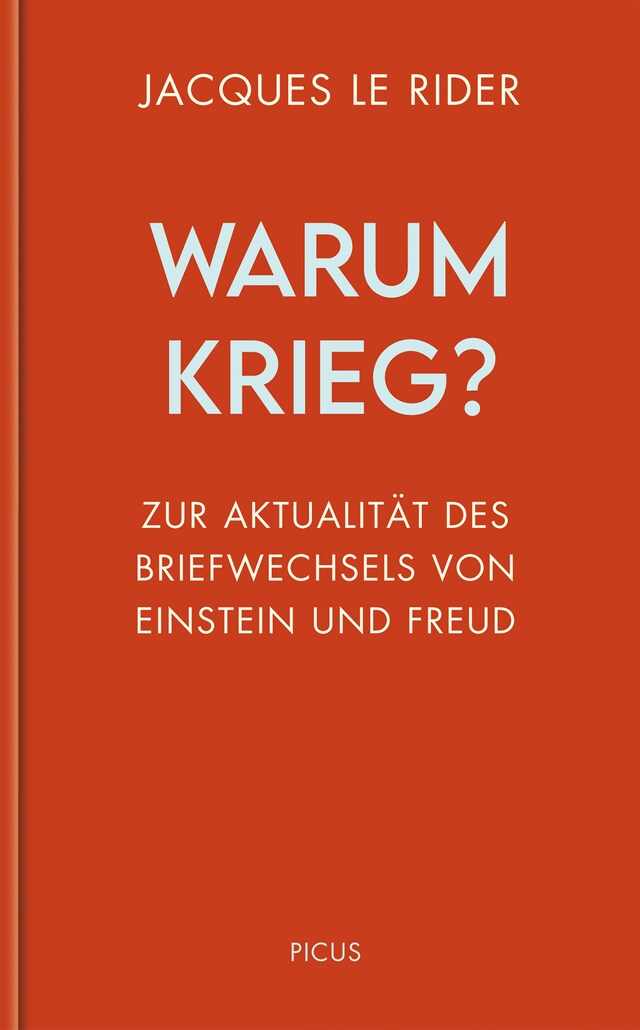 Kirjankansi teokselle Warum Krieg?