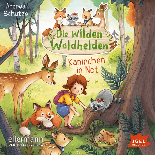 Book cover for Die wilden Waldhelden. Kaninchen in Not