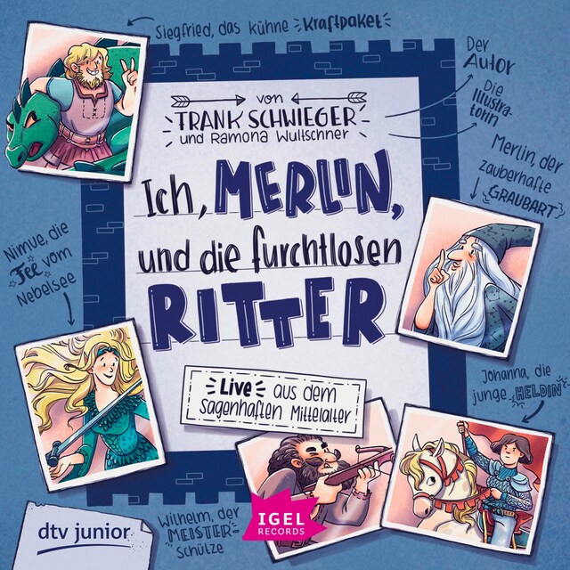 Book cover for Ich, Merlin, und die furchtlosen Ritter