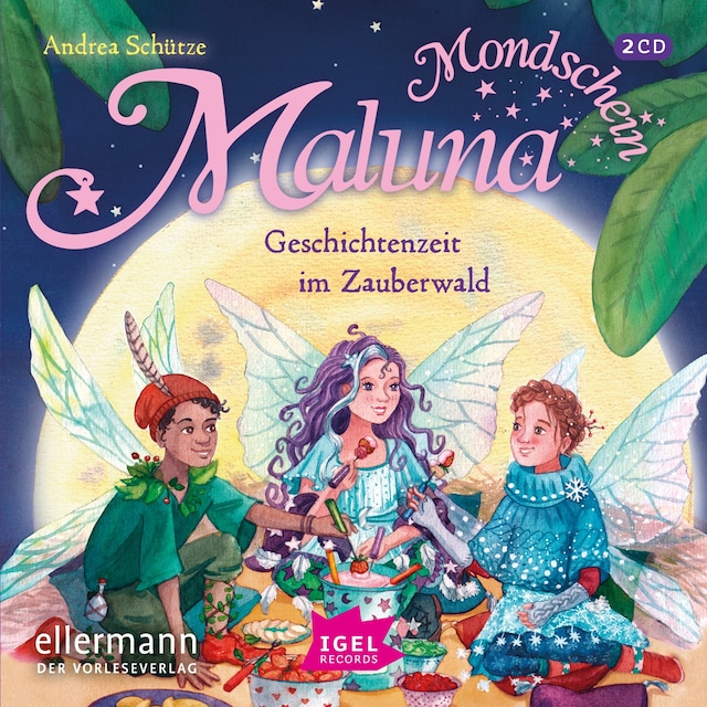 Book cover for Maluna Mondschein. Geschichtenzeit im Zauberwald