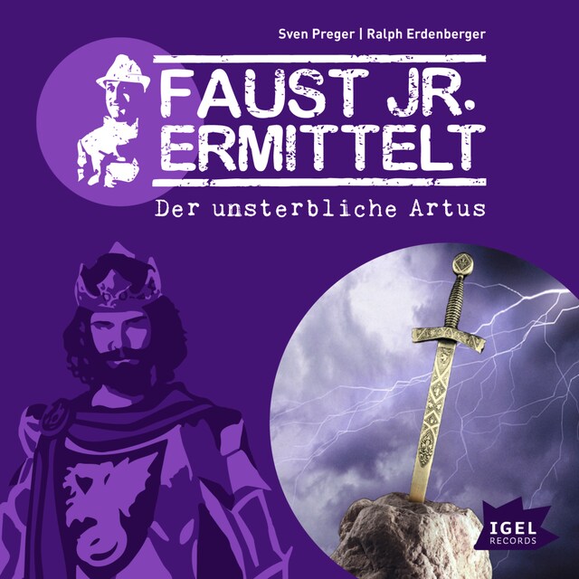 Buchcover für Faust jr. ermittelt. Der unsterbliche Artus