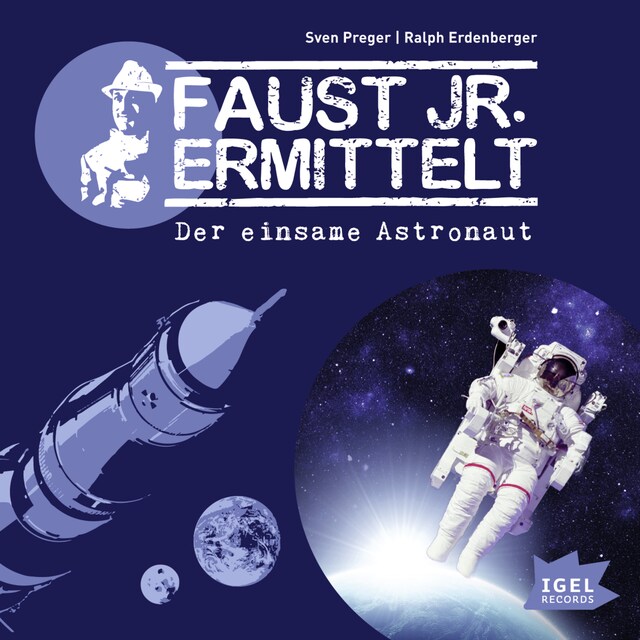 Buchcover für Faust jr. ermittelt. Der einsame Astronaut