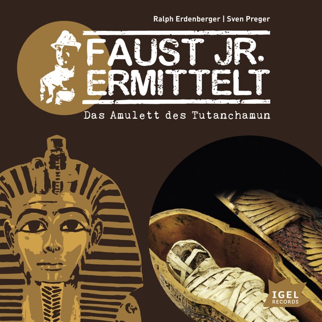 Boekomslag van Faust jr. ermittelt. Das Amulett des Tutanchamun