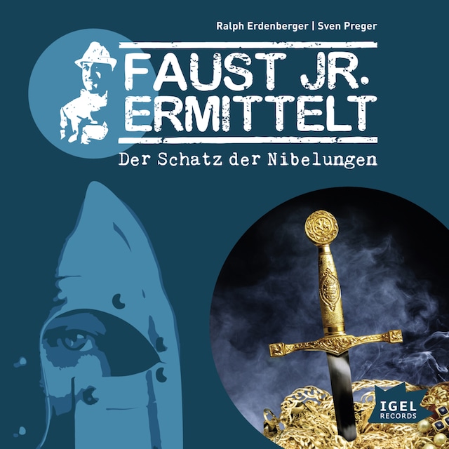 Kirjankansi teokselle Faust jr. ermittelt. Der Schatz der Nibelungen