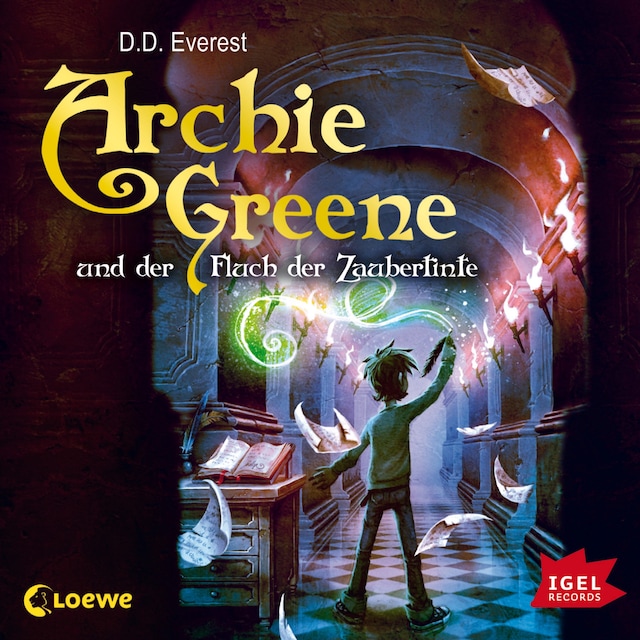 Book cover for Archie Greene und der Fluch der Zaubertinte