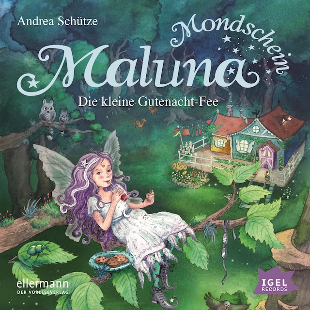 Copertina del libro per Maluna Mondschein. Die kleine Gutenacht-Fee