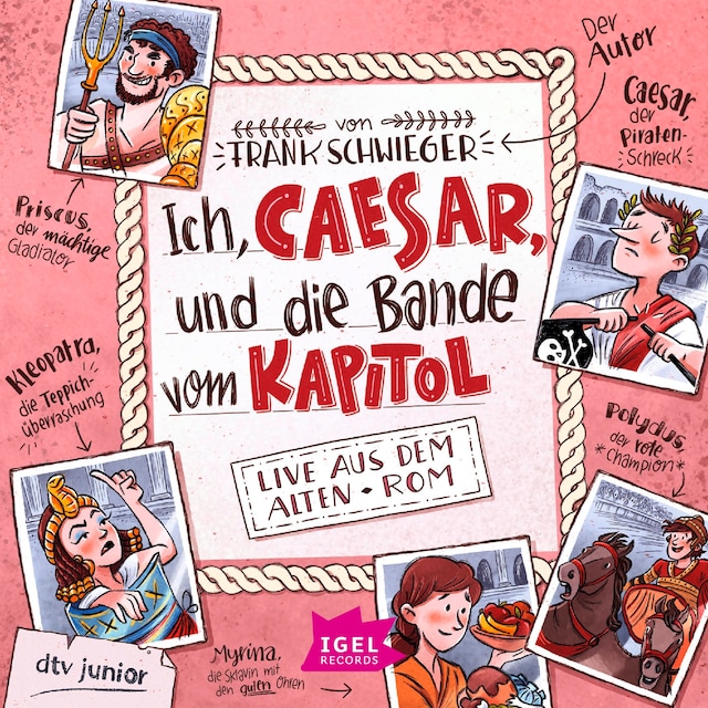 Book cover for Ich, Caesar, und die Bande vom Kapitol