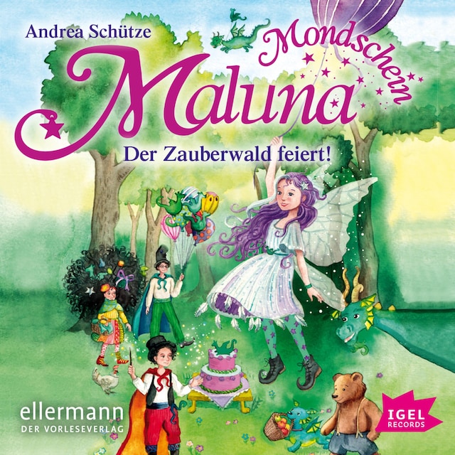 Copertina del libro per Maluna Mondschein. Der Zauberwald feiert