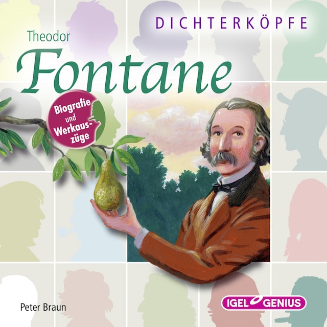 Kirjankansi teokselle Dichterköpfe. Theodor Fontane
