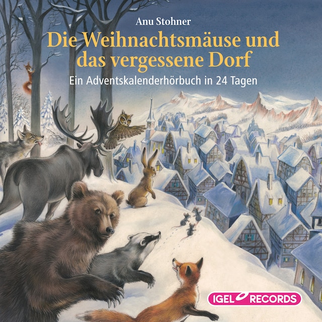 Boekomslag van Die Weihnachtsmäuse und das vergessene Dorf.