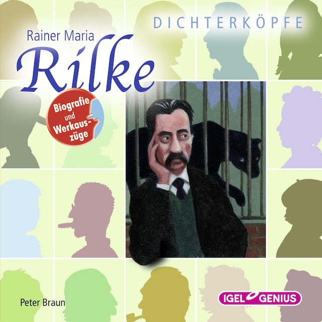 Book cover for Dichterköpfe. Rainer Maria Rilke