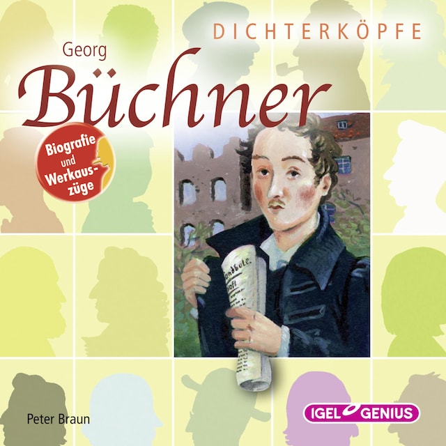 Buchcover für Dichterköpfe. Georg Büchner