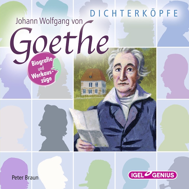 Book cover for Dichterköpfe. Johann Wolfgang von Goethe