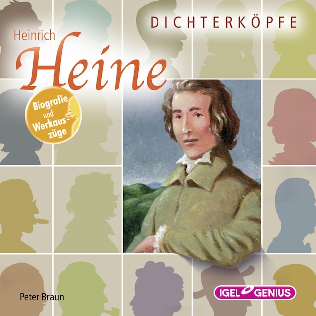 Kirjankansi teokselle Dichterköpfe. Heinrich Heine