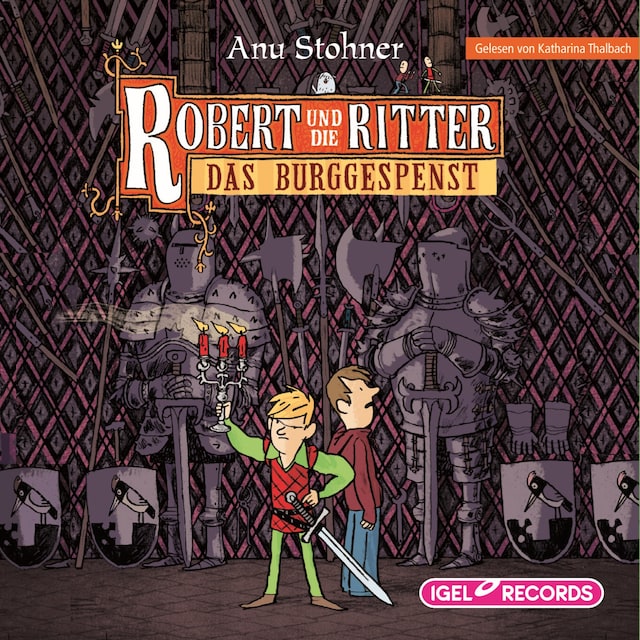 Book cover for Robert und die Ritter. Das Burggespenst