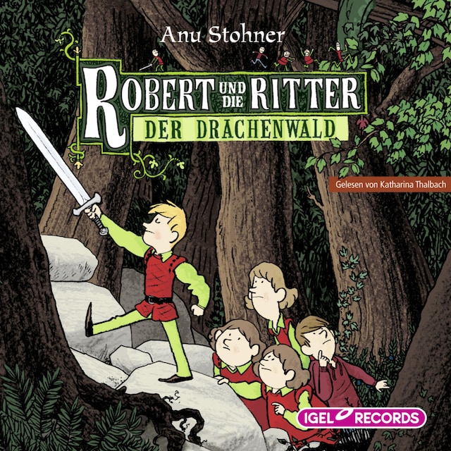 Book cover for Robert und die Ritter. Der Drachenwald