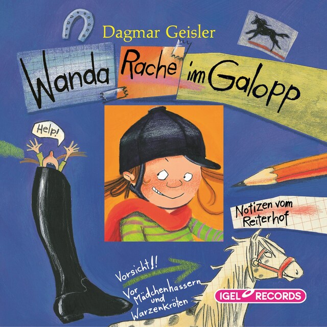 Book cover for Wanda. Rache im Galopp