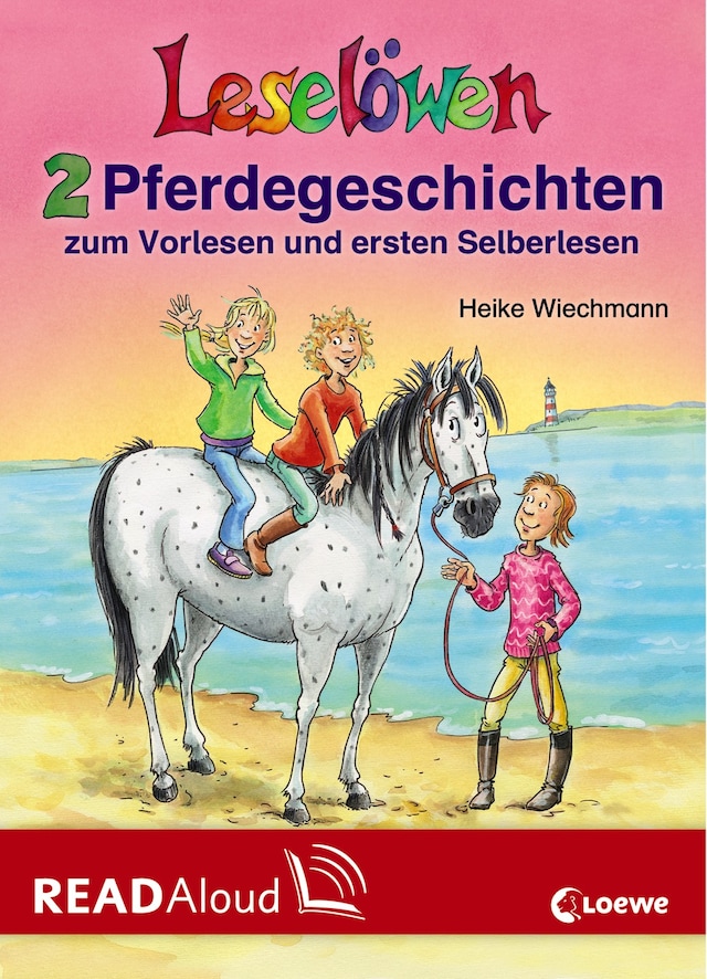Portada de libro para Leselöwen - 2 Pferdegeschichten zum Vorlesen und ersten Selberlesen