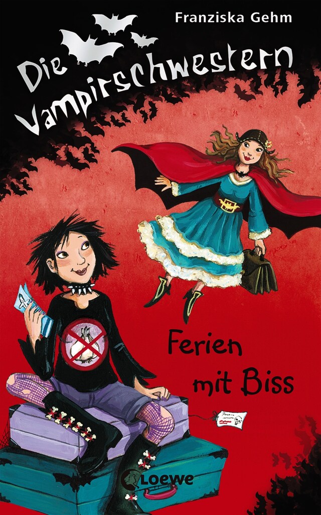 Couverture de livre pour Die Vampirschwestern 5 - Ferien mit Biss