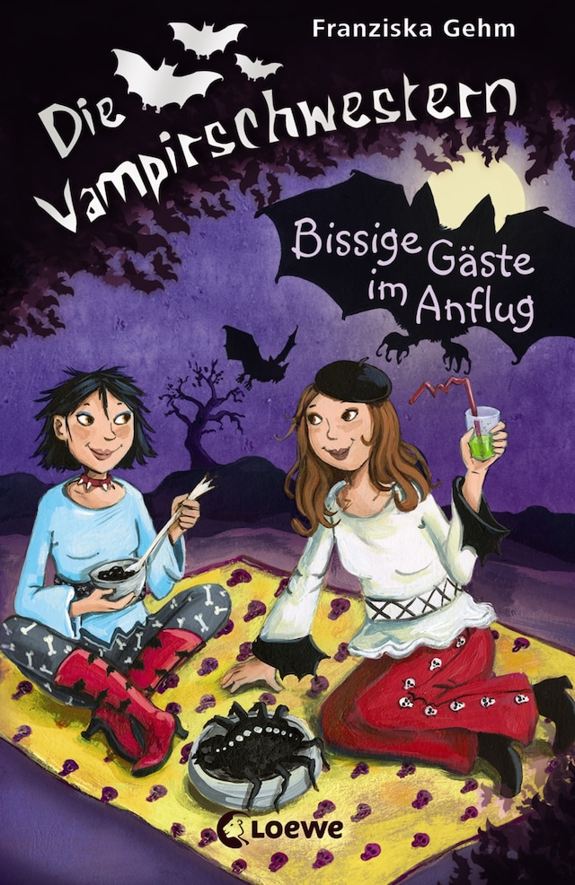 Buchcover für Die Vampirschwestern (Band 6) – Bissige Gäste im Anflug