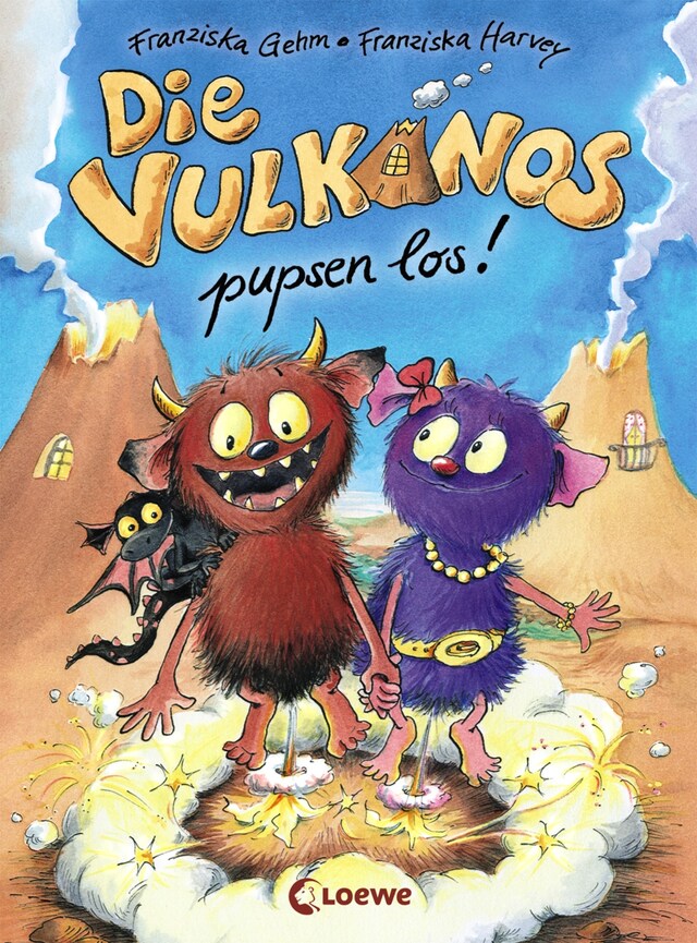 Okładka książki dla Die Vulkanos pupsen los! (Band 1)