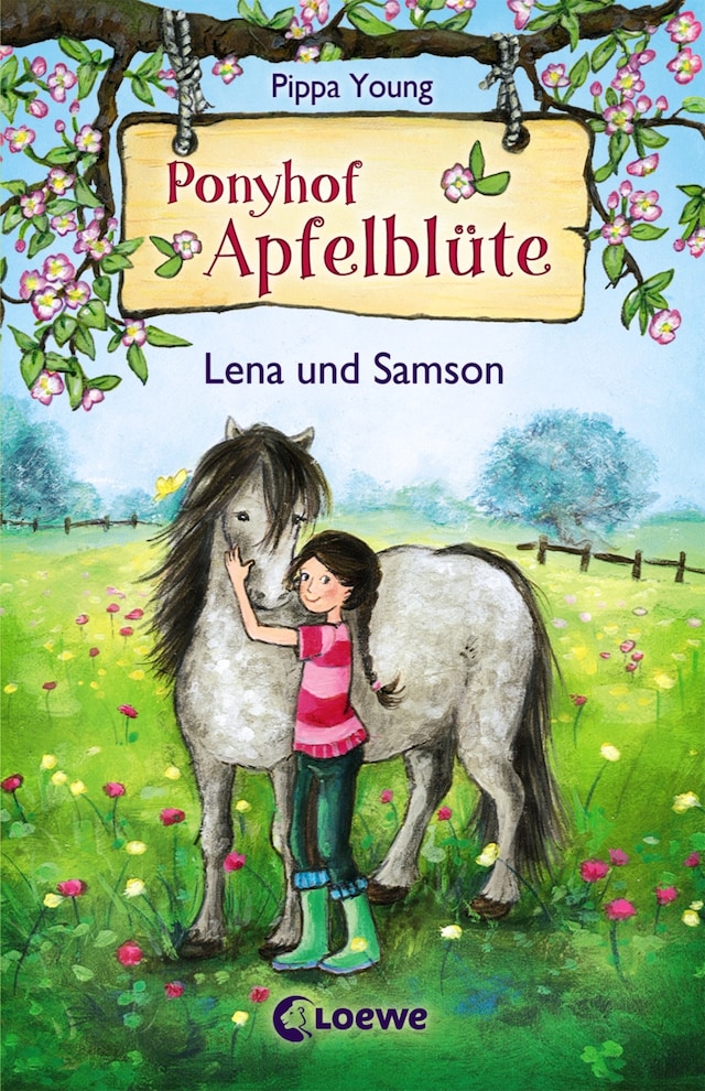 Couverture de livre pour Ponyhof Apfelblüte (Band 1) - Lena und Samson