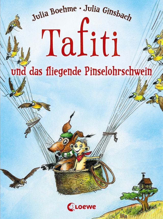 Buchcover für Tafiti und das fliegende Pinselohrschwein (Band 2)