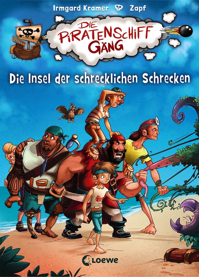 Bokomslag för Die Piratenschiffgäng (Band 2) - Die Insel der schrecklichen Schrecken