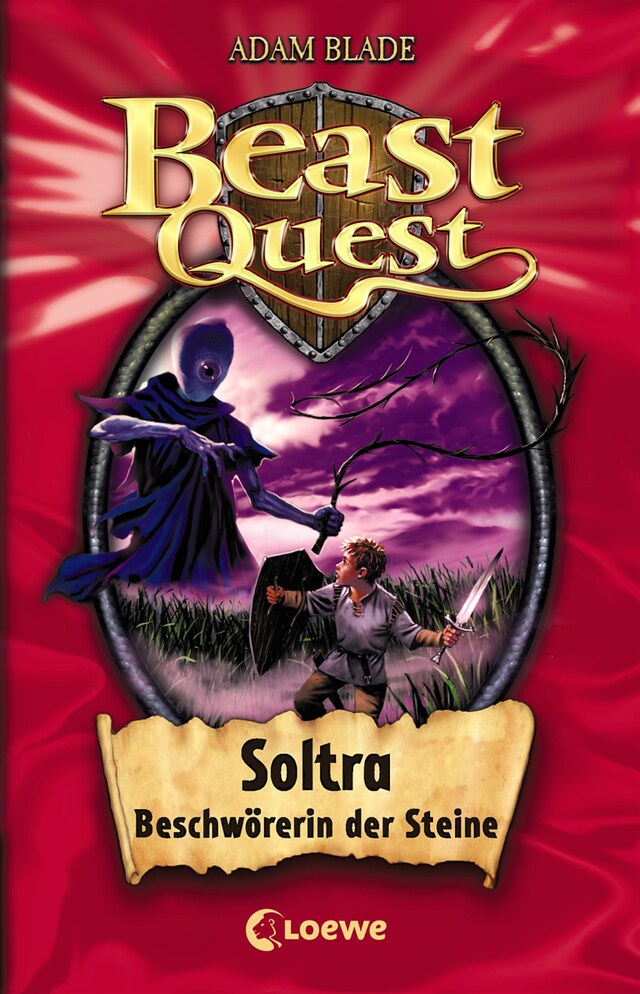 Okładka książki dla Beast Quest (Band 9) - Soltra, Beschwörerin der Steine