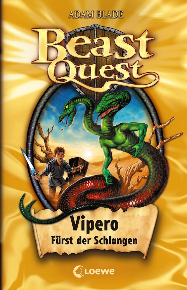 Bokomslag för Beast Quest (Band 10) - Vipero, Fürst der Schlangen