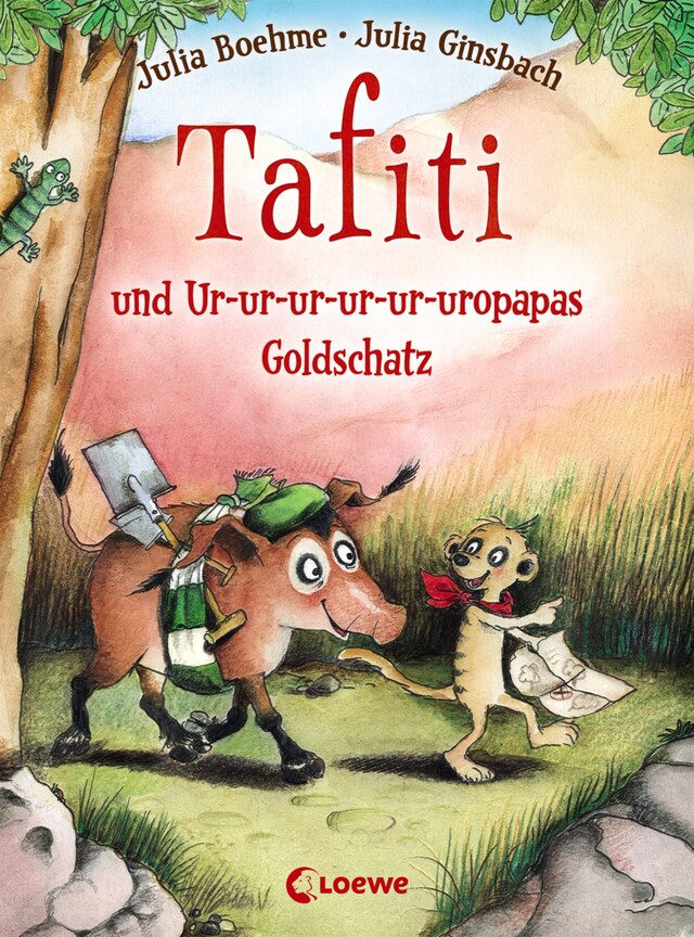 Boekomslag van Tafiti und Ur-ur-ur-ur-ur-uropapas Goldschatz (Band 4)