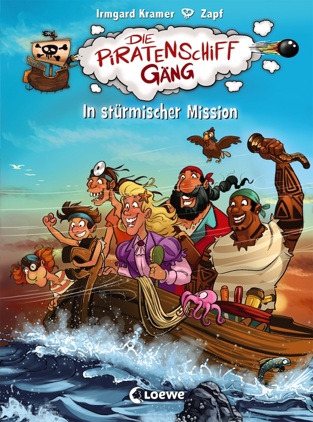 Okładka książki dla Die Piratenschiffgäng (Band 3) - In stürmischer Mission