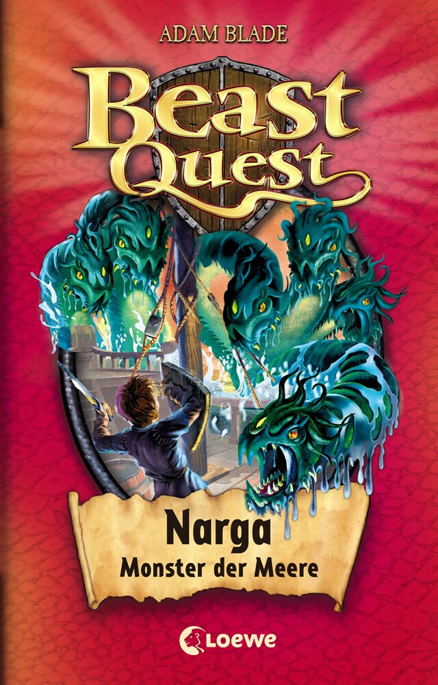 Bokomslag för Beast Quest (Band 15) - Narga, Monster der Meere