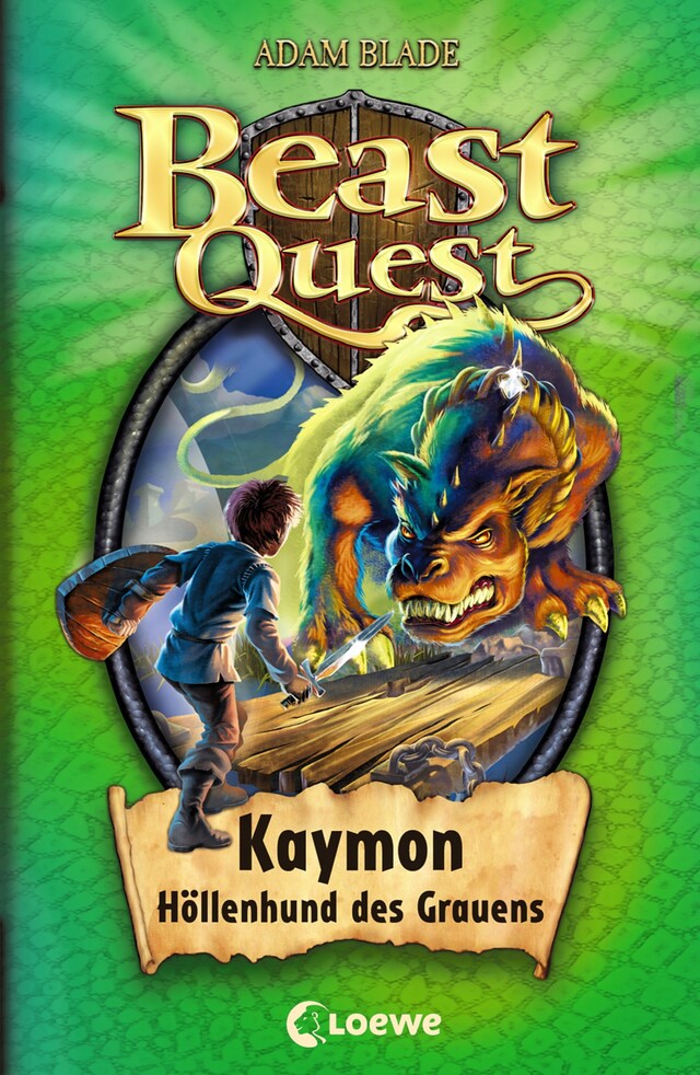 Bokomslag för Beast Quest (Band 16) – Kaymon, Höllenhund des Grauens