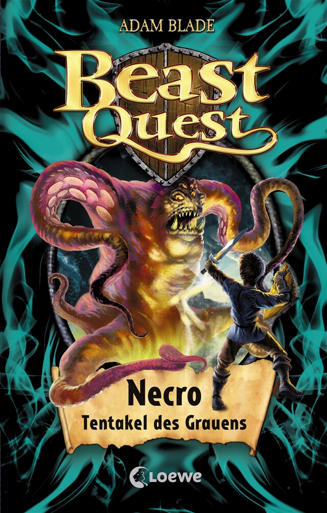 Bokomslag för Beast Quest (Band 19) - Necro, Tentakel des Grauens