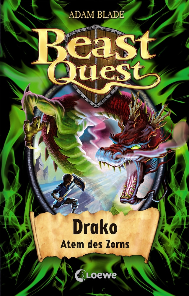 Bokomslag för Beast Quest (Band 23) - Drako, Atem des Zorns