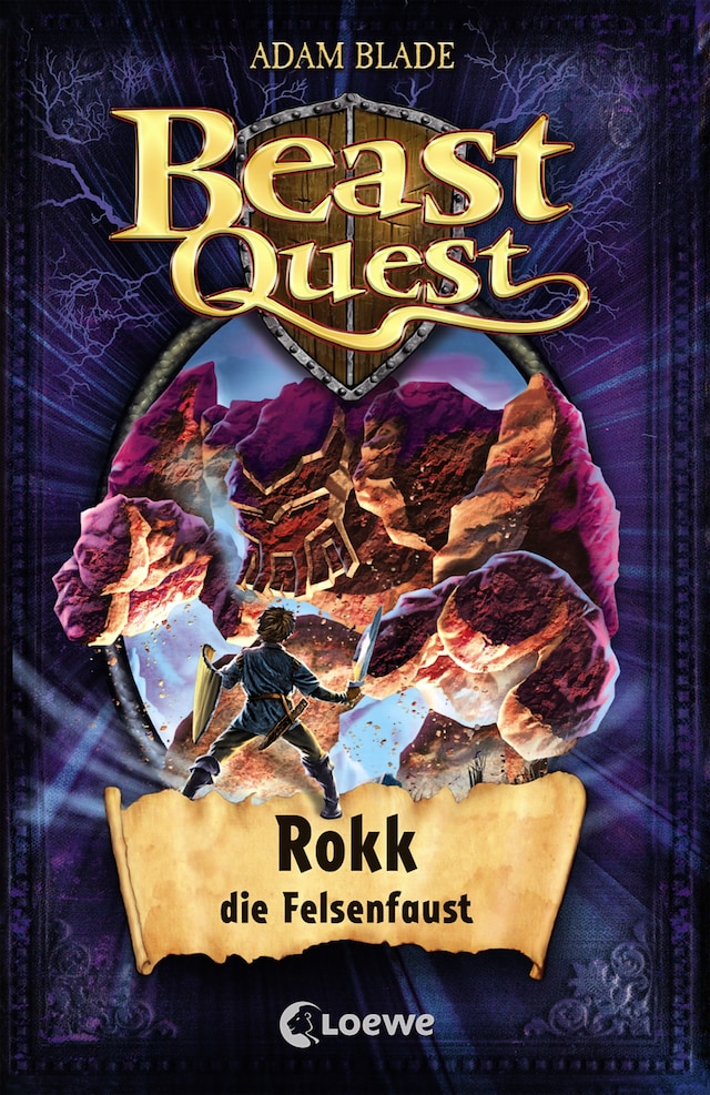 Kirjankansi teokselle Beast Quest (Band 27) - Rokk, die Felsenfaust