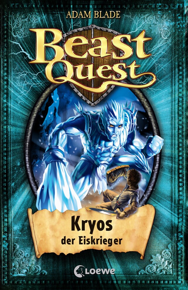 Kirjankansi teokselle Beast Quest (Band 28) - Kryos, der Eiskrieger