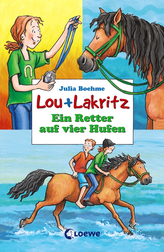 Okładka książki dla Lou + Lakritz 4 - Ein Retter auf vier Hufen
